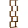 Image de Étagère de rangement à 6 niveaux, Marron Rustique / 6 Niveaux (40L x 159H cm) LBC462K01