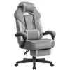 Image de Fauteuil de bureau ergonomique, Gris Ardoise + Gris Tourterelle / Velours OBG077G02