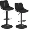 Image de Tabourets de bar pivotants avec dossier ergonomique LJB188B01