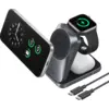 Image de Anker MagGo 3-en-1 Chargeur Sans Fil Pliable 25 W Noir B25N1G11