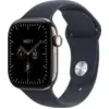 Image de Apple Watch Series 12 Cellular 42 mm Titane Naturel Bracelet Sport M/L MJGG4ZR/A