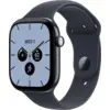 Image de Apple Watch Series 12 Cellular 46 mm Céramique Bleu Nuit Bracelet Sport S/M MJH34ZR/A