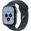 Image de Apple Watch Series 12 Cellular 46 mm Céramique Bleu Nuit Bracelet Sport M/L MJH44ZR/A