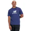 Image de New Balance T-shirt à Manches Courtes Essentials Stacked Logo Cotton