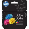 Image de HP 302XL/304XL Cartouche Couleur B7RT8AE#LS1