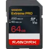 Image de Sandisk Extreme PRO SDXC 64 Go 90 Mo/s SDSDXXU-064G-GSCIN