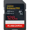 Image de Sandisk Extreme PRO SDXC 128 Go 120 Mo/s SDSDXXJ-128G-GSCIN