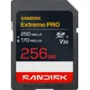 Image de Sandisk Extreme PRO SDXC 256 Go 170 Mo/s SDSDXXJ-256G-GSCIN