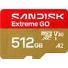 Image de Sandisk Extreme GO microSDXC 512 Go 240 Mo/s SDSQXGN-512G-GN6MN