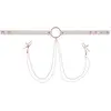 Image de Sportsheets   S&M Peaches 'n CreaMe Halsband met Tepelklemmen   Cream