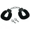 Image de Sportsheets - Sex & Mischief Furry Handcuffs Black