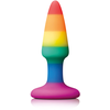 Image de Plug en silicone Rainbow 8 x 2.4 cm