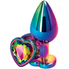 Image de Bijou anal Heart Rainbow M 7 x 3.5cm