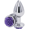 Image de Plug bijou Rear M 7 x 3.4cm Argenté-Violet