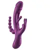 Image de HoneyPlayBox - Trilux Kinky Vinger Rabbit Vibrator - Paars
