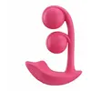 Image de HoneyPlayBox - Melody-Druksensor App-bestuurde Dubbele Ballen Clit & G-spot Vibrator Magenta
