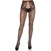 Image de Leg Avenue - Netpanty Met Open Kruis - Zwart