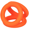 Image de Ballstretcher en silicone Alpha Tri-Ring 38 mm Orange
