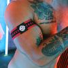 Image de Brassards Daddy's Favorite Noir-Rouge rouge S/M