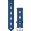 Image de Garmin Bracelet en Silicone Bleu/Argent 22 mm 010-11251-3D