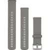 Image de Garmin Bracelet en Silicone Gris/Argent 22 mm 010-13406-10