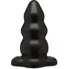 Image de Butt Plug Triple 12 x 6 cm Noir noir