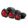 Image de Blush - Luxe Bling Plugs Trainingskit Zwart met Rode Edelstenen