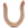Image de Dr Skin - Dr. Skin Plus 16,5  Buigzame Dubbele Dildo Beige