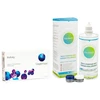 Image de Biofinity CooperVision (3 lentilles) + Solunate Multi-Purpose 400 ml avec étui
