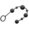 Image de Chapelet anal Linger Silicone 28cm noir
