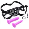 Image de Double-G Deluxe Vibrerende Strap-On Set