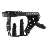 Image de Double Penetration Strap On Harnas - Zwart