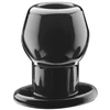 Image de Ass Tunnel Plug Silicone Noir Medium 7 x 5.2 cm noir