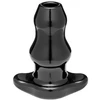 Image de Double Tunnel Plug Noir Large12 x 7 cm noir