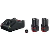 Image de Bosch Professional Chargeur Et Batterie 2x2.0ah Gal 12v-40 Starter