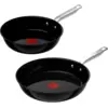 Image de Tefal Experience Ceram Fusion Core Set de Poêles à Frire Induction 2 Pièces G22290