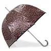Image de Isotoner - Parapluie cloche transparent PVC/Léopard