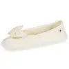 Image de Isotoner - Chaussons ballerines Femme strass Ivoire