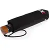 Image de Isotoner - Parapluie bois X-TRA SOLIDE Noir DELUXE