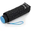 Image de Isotoner - Parapluie Mini Slim Mini Pois Noir