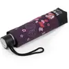 Image de Isotoner - Parapluie Petit Prix Fleurs Aubergine