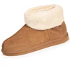 Image de Isotoner - Chaussons bottillons fourrés Femme Camel