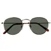 Image de Isotoner - Lunettes de soleil Ovale Doré