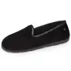 Image de Isotoner - Chaussons charentaises Femme Brillant Noir