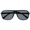 Image de Isotoner - Lunettes de soleil mixte Rectangulaire Noir