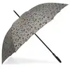 Image de Isotoner - Parapluie Canne Auto Léopard Kaki