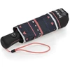 Image de Isotoner - Parapluie Mini Auto Rayure Petit Coeur Marine