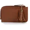 Image de Isotoner - Porte-Cartes Femme zippé Camel