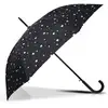 Image de Isotoner - Parapluie Canne Auto Pois Noir/Jaune