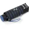 Image de Isotoner - Parapluie Mini Slim Rayure Noeud Bleu